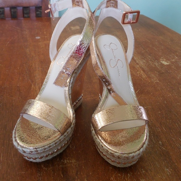 Jessica Simpson Shoes - wedge heels sandals, worn only onc